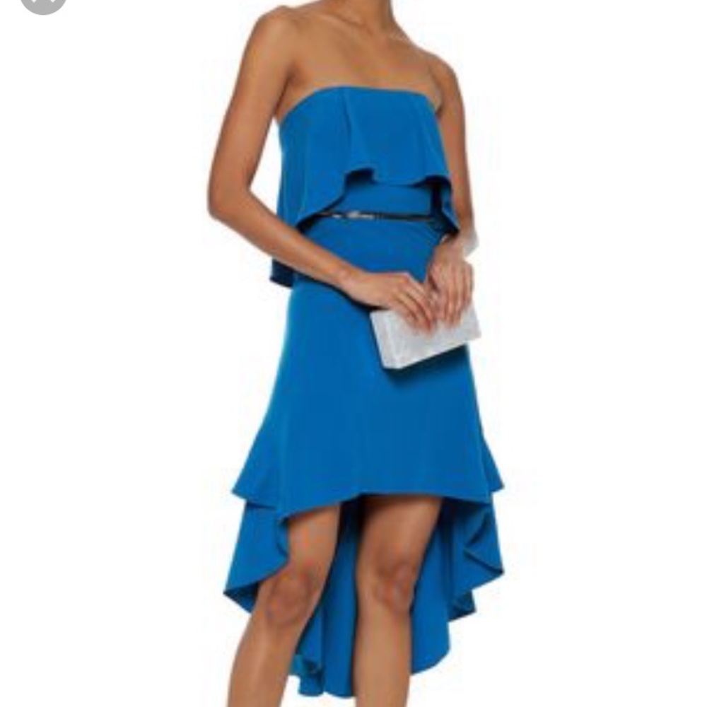 Halston Heritage Strapless Dress